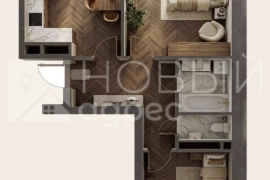 Продается 2к квартира, 65 кв.м.